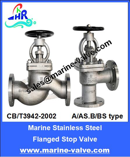 CB/T3942-2002 Marine Stainless Steel Flanged Stop Valves
