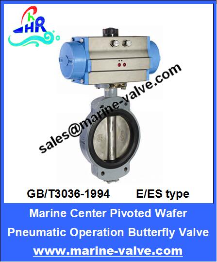 GB/T3036-94 E.ES Type Marine Center-pivoted Butterfly Valve