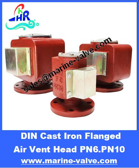 DIN Marine Cast Iron Flange Air Vent Head PN6/PN10