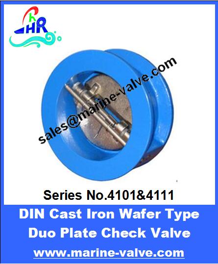 DIN Dual Plate Check Valve Series4101&4111