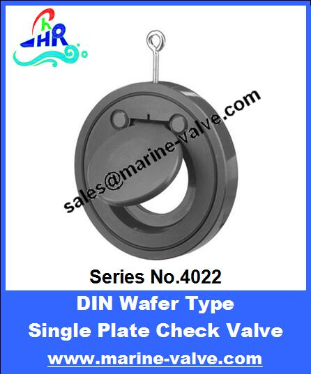 DIN Single Plate Check Valve Series No.4022 PN10