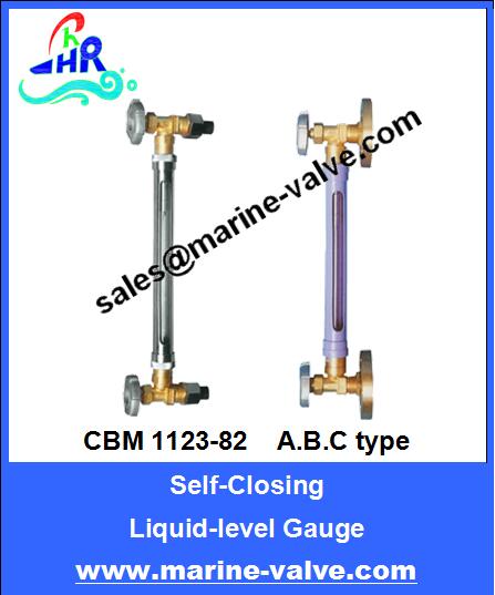 CBM1123-82 Self-Closing Liquid-level Gauge